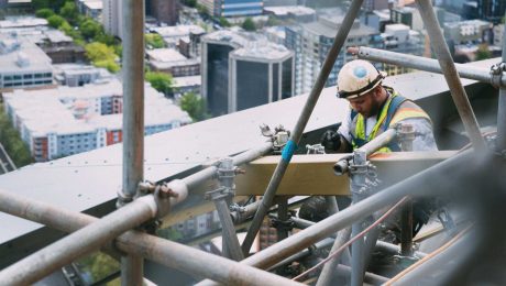 Builder on scaffolding