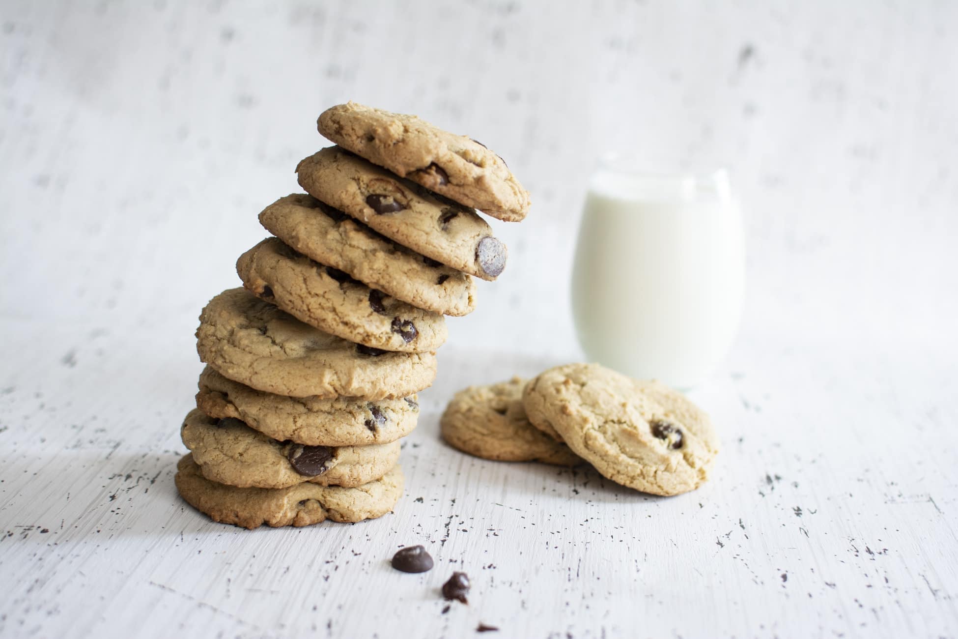 Cookies with a glass of milk