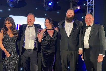 Lichfield business team at an awards