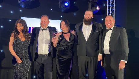 Lichfield business team at an awards