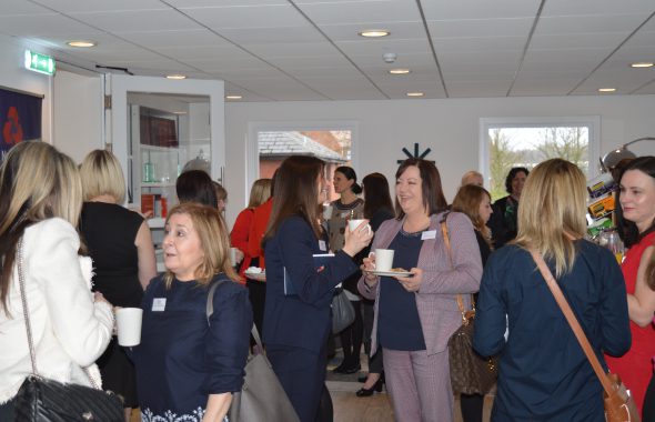 Business leaders networking at Staffordshire Chambers of Commerce