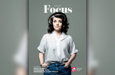Focus Magazine Spring 2023 with Caitlin Moran's front page 'helps to boost confidence with inspiring life story speech'