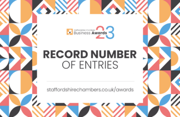 Staffordshire Chambers' Awards 2023 Record Number of Entries Graphic