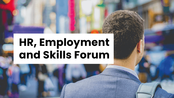 HR, Employment and Skills Forum Graphic