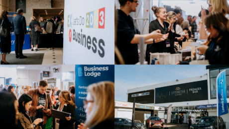 Let's Do Business Expo at Uttoxeter Racecourse on 12 October, showing the Business Lodge Stand