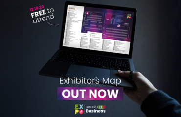 Let's Do Business Exhibitor map on a laptop screen