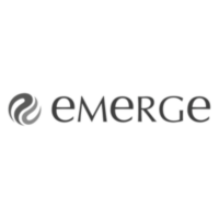 Emerge Logo in black and white