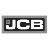 JCB Logo in black and white