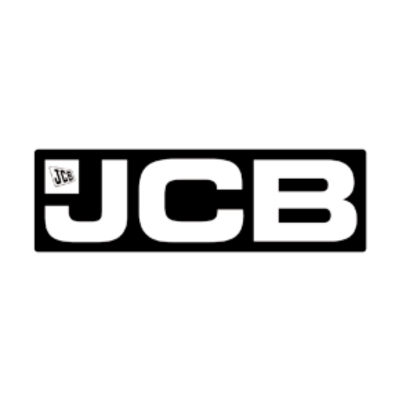 JCB Logo in Black and White