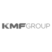 KMF logo in black and white