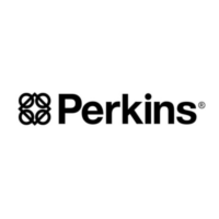 Perkins logo in black and white