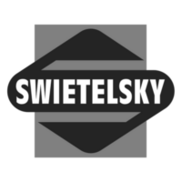 Swietelsky logo in black and white