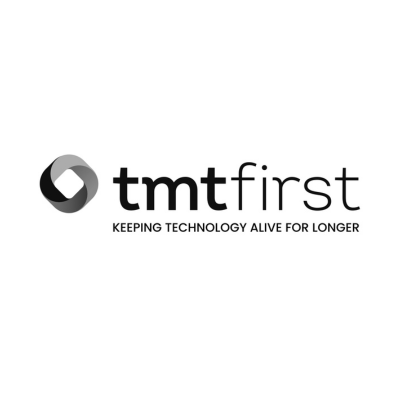 TMT First Logo in Black and White