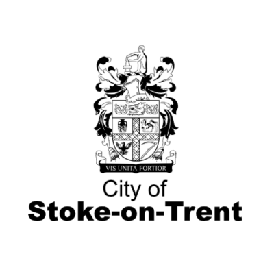 City of Stoke-on-Trent Council Logo in Black and White