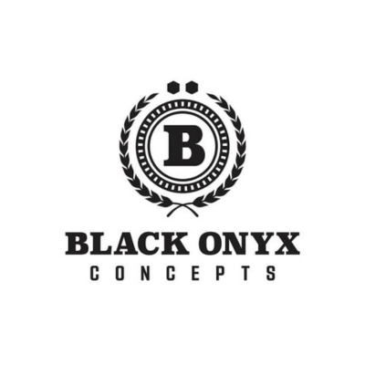 Black Onyx Concepts Logo in Black and White