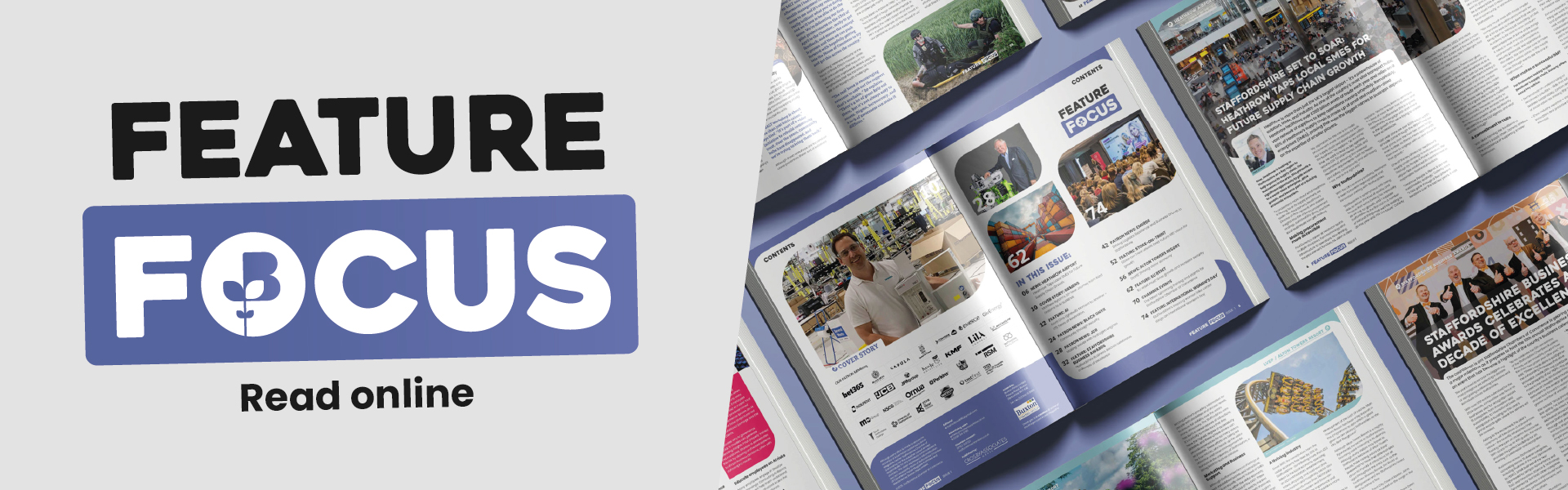 Feature Focus advertising banner