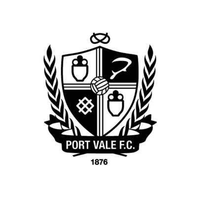 Port Vale Logo in Black and White